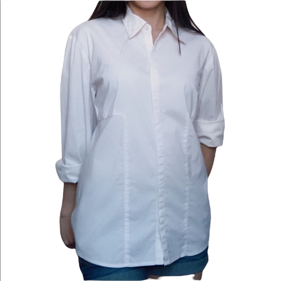 duo Maternity Tops - Duo Maternity Button Down Shirt